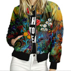 Floral Collection Varsity Jacket