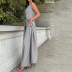 Casual Sleeveless Long Vest Twinset