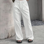 High-Waist Pin Stripe Pains