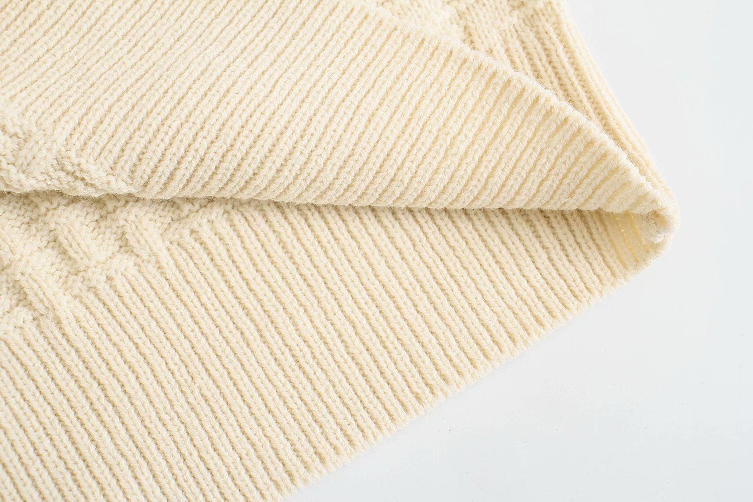 Korean Style Shirt Collar Knitted Vest
