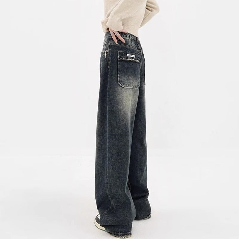 Slim High Waist Super Wide Leg Jeans