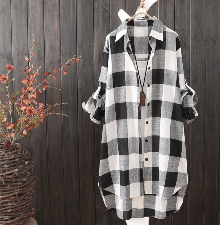 Korean Style Outer Mid-length Shirt