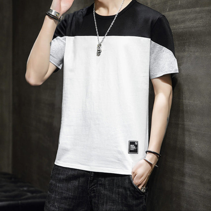 Stitched Loose Casual Modern-look T-shirt