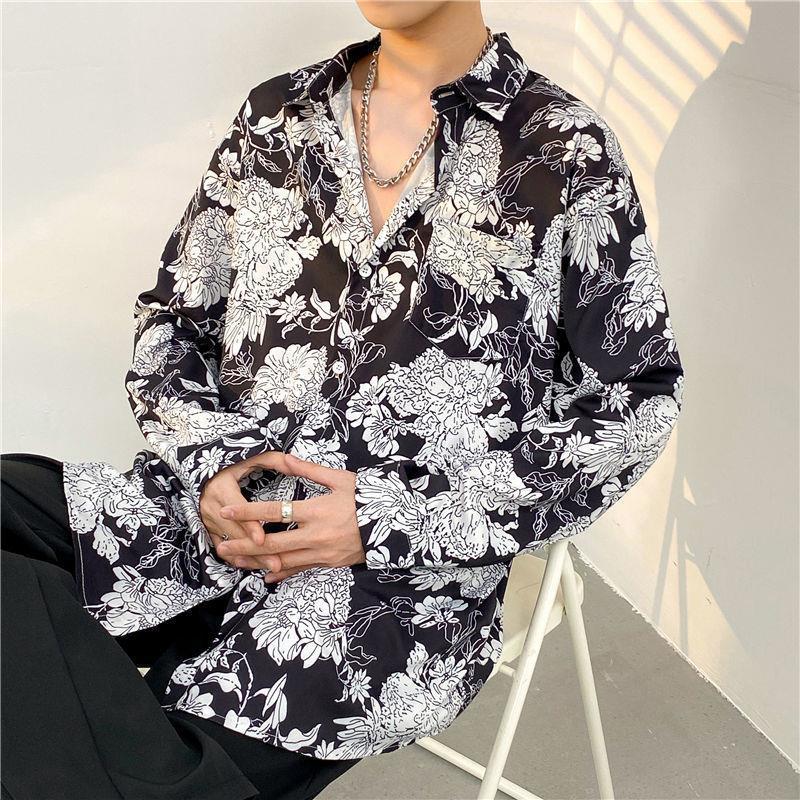 Oversized Pattern-Printed Blouses