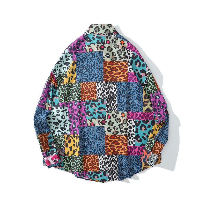 Multicolor Leopard Print Shirt