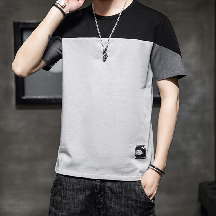 Stitched Loose Casual Modern-look T-shirt
