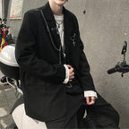 Loose Two-piece Suit w/ Accessories