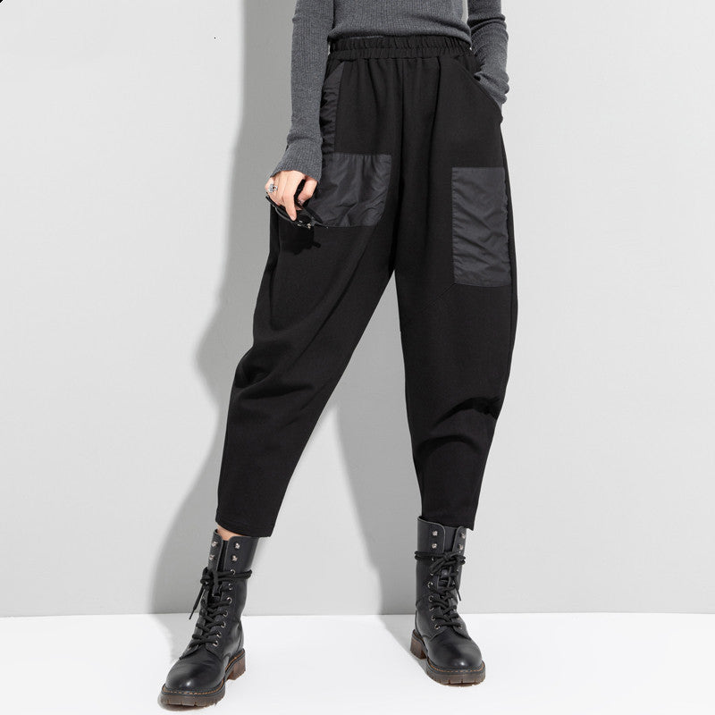 Tapered Asymmetrical Low Bottom Capris