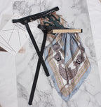 Vintage fashion attached scarf belt