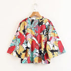 Flared Art Person Print T-shirt