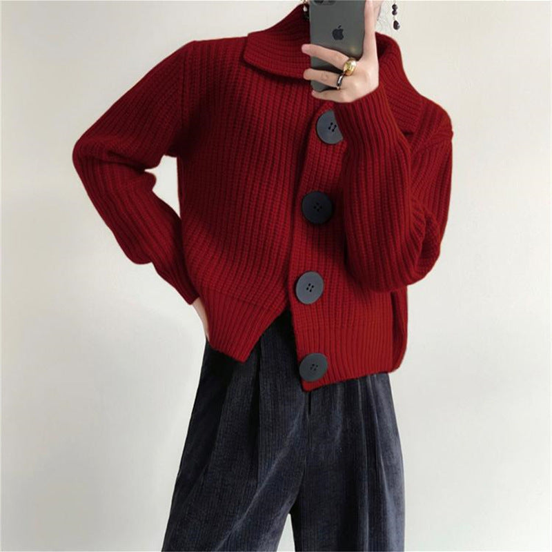 Korean Lazy Sweater Cardigan
