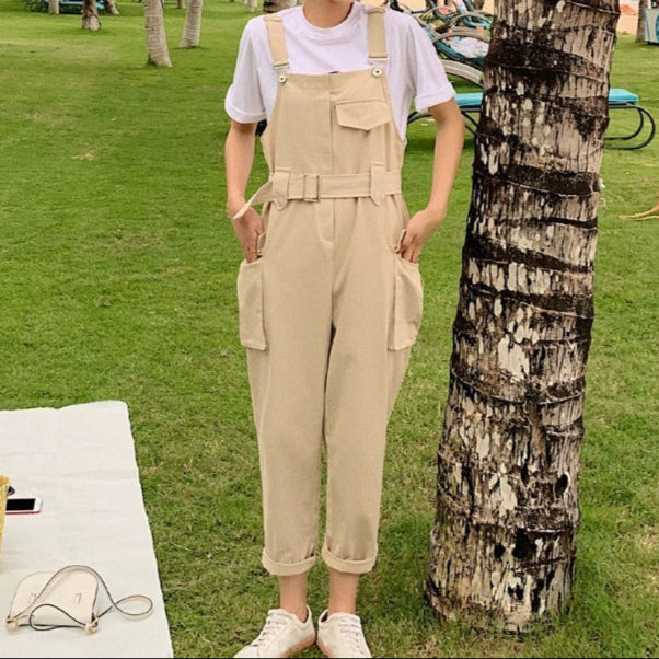 Korean Style Capri Overalls