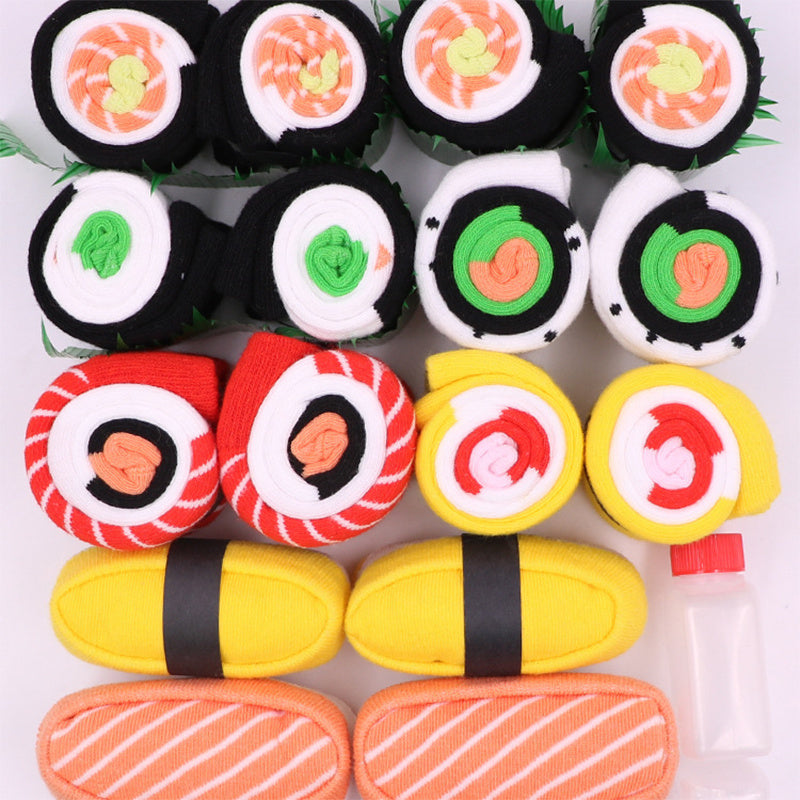 Medium Tube Sushi Socks Lunch Box