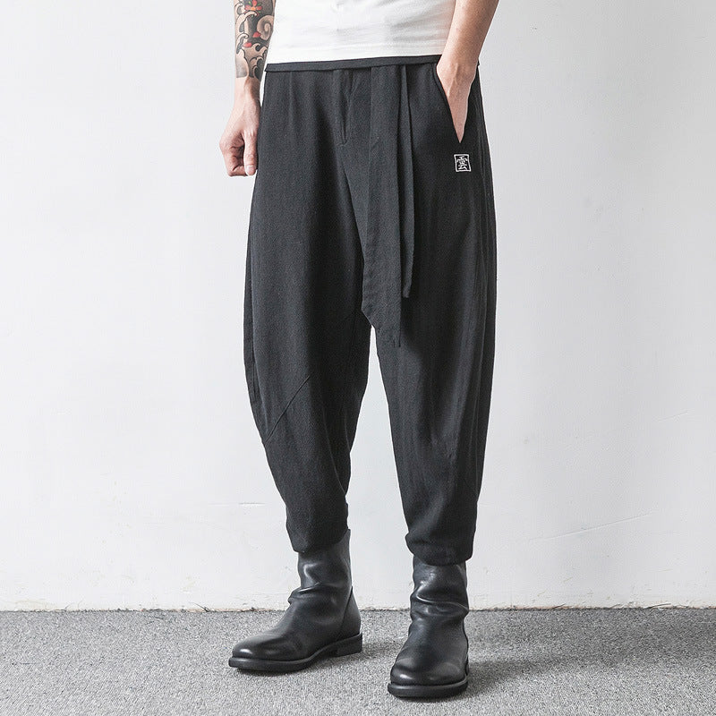 Linen Lantern Trousers