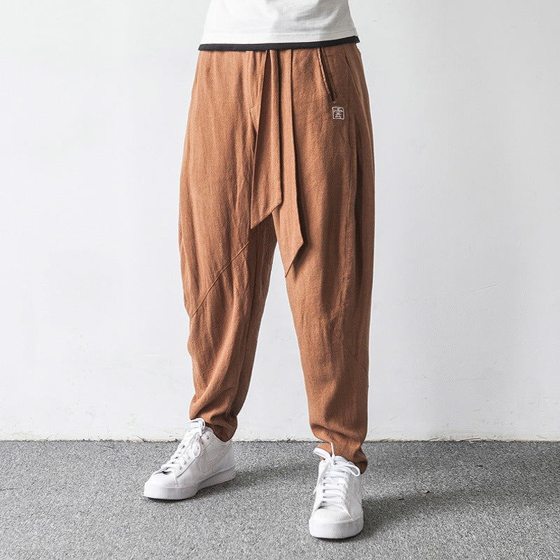 Linen Lantern Trousers