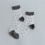 Glass Silk Dotted Socks
