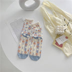 Retro Japanese Glass Silk Socks