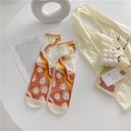 Retro Japanese Glass Silk Socks
