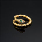 Jewel of the Orient Adjustable Snake Ring