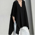 Loose Plus Size Bat Sleeve Top