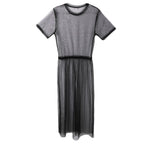 Sheer Black Over Dress / Accessory
