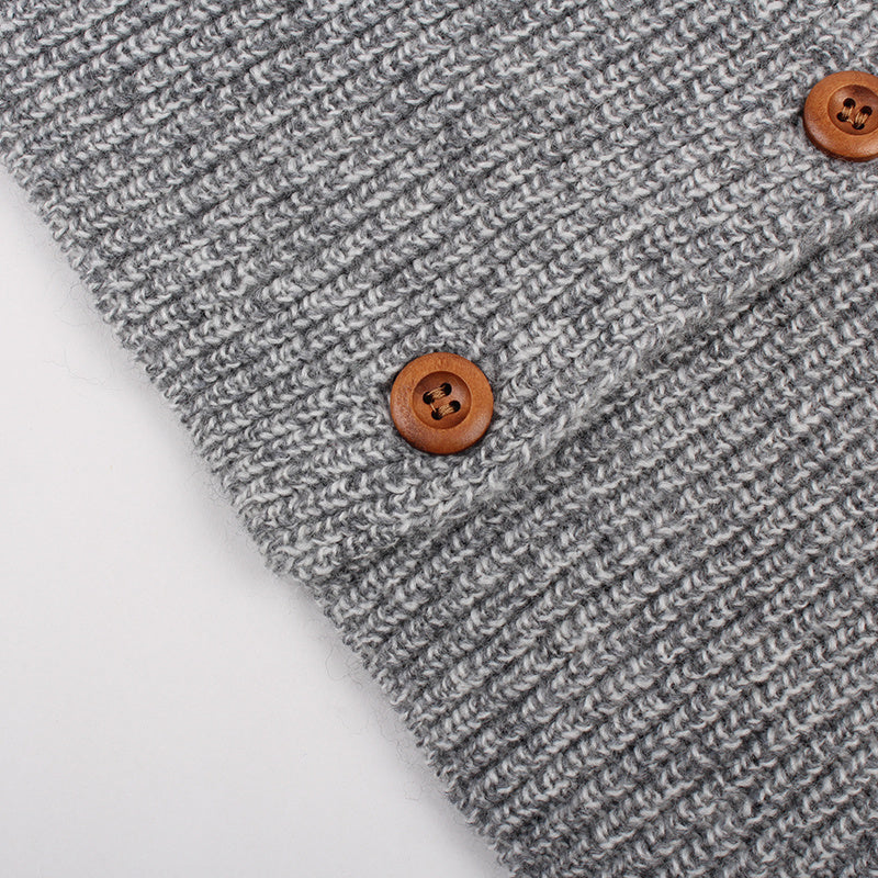 Vintage mixed grey knit vest