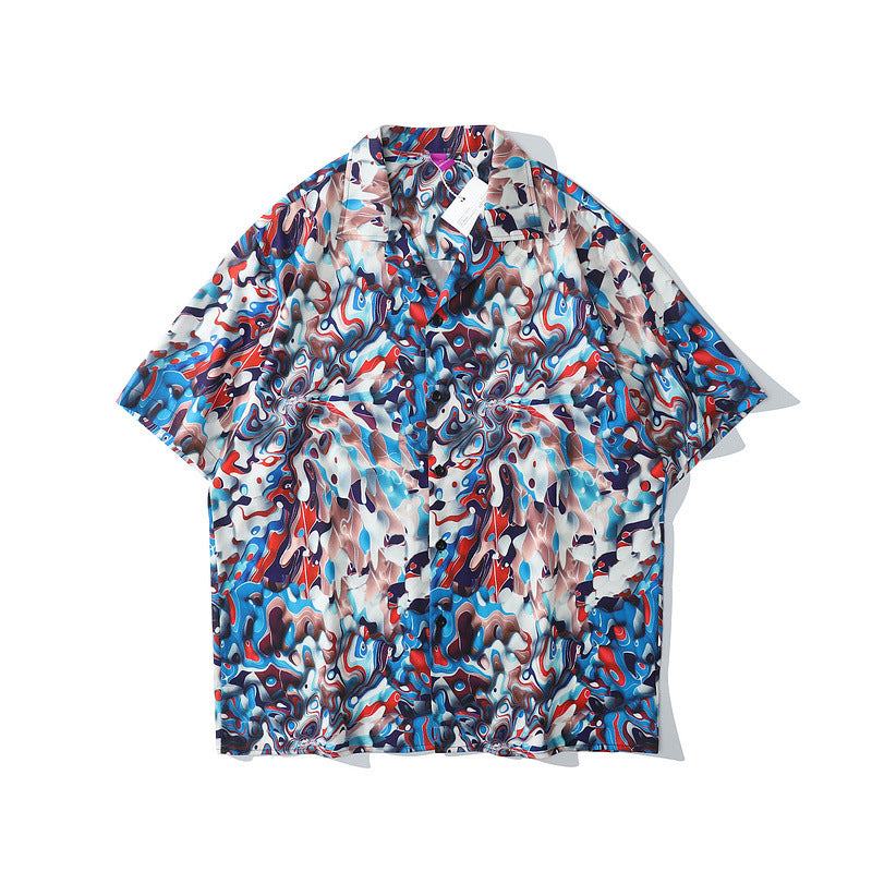 Oversized Graphic Print Shirts