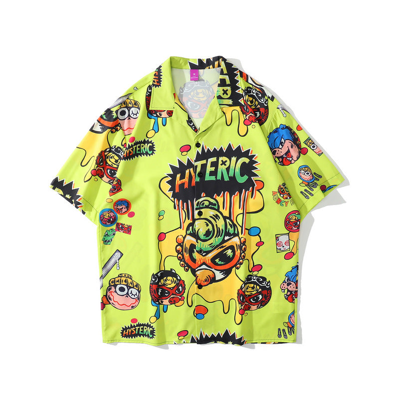 Oversized Graphic Print Shirts