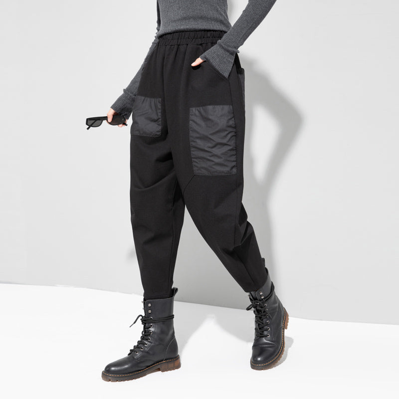 Tapered Asymmetrical Low Bottom Capris