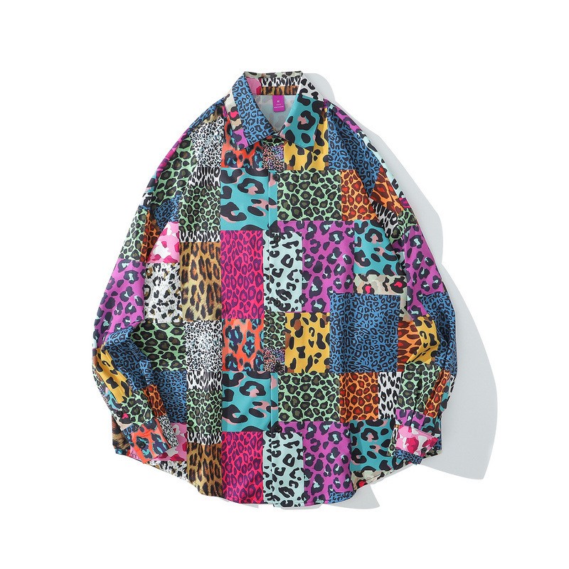 Multicolor Leopard Print Shirt