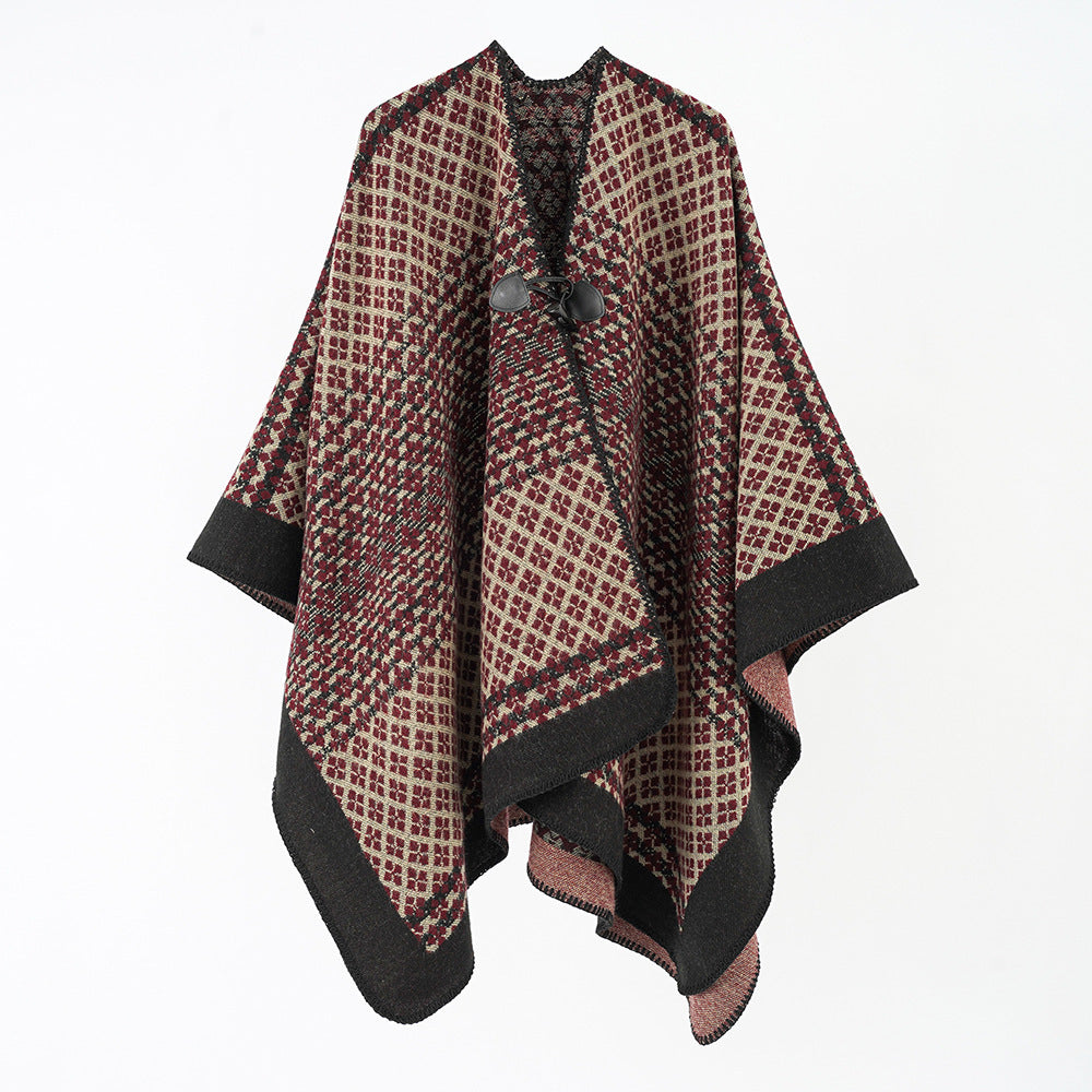 Extra Large Warm Split Cloak / Poncho