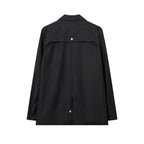 Designer Zipper Casual Suit Jacket