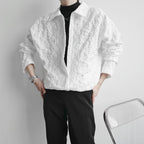 Embroidered Niche Design Long Sleeve Shirt