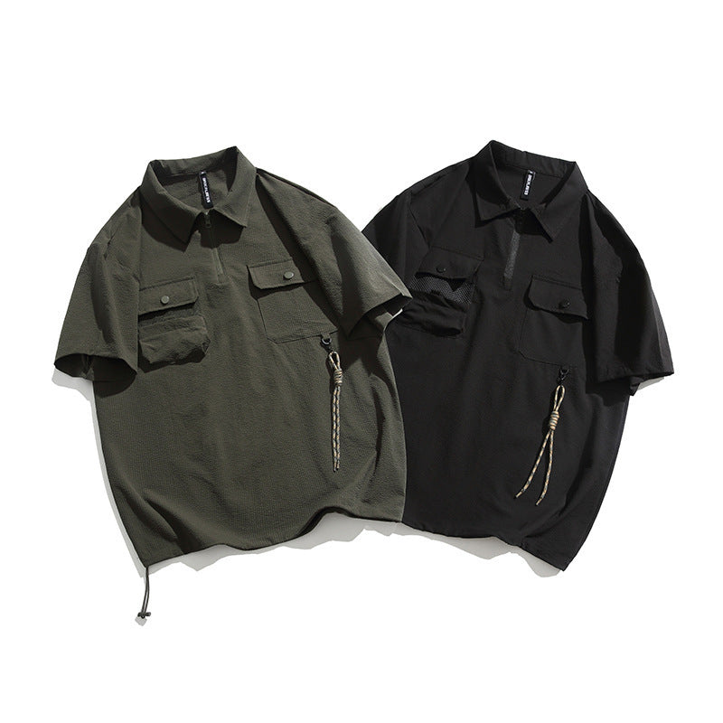Shaped Forward Short Sleeve Shirt