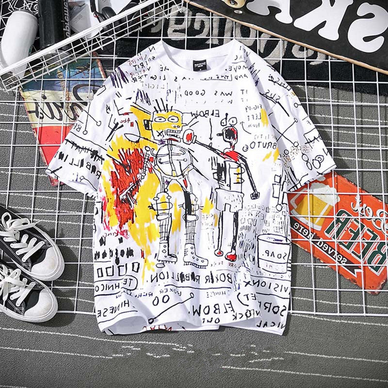 Modern Graphic short-sleeved t-shirt