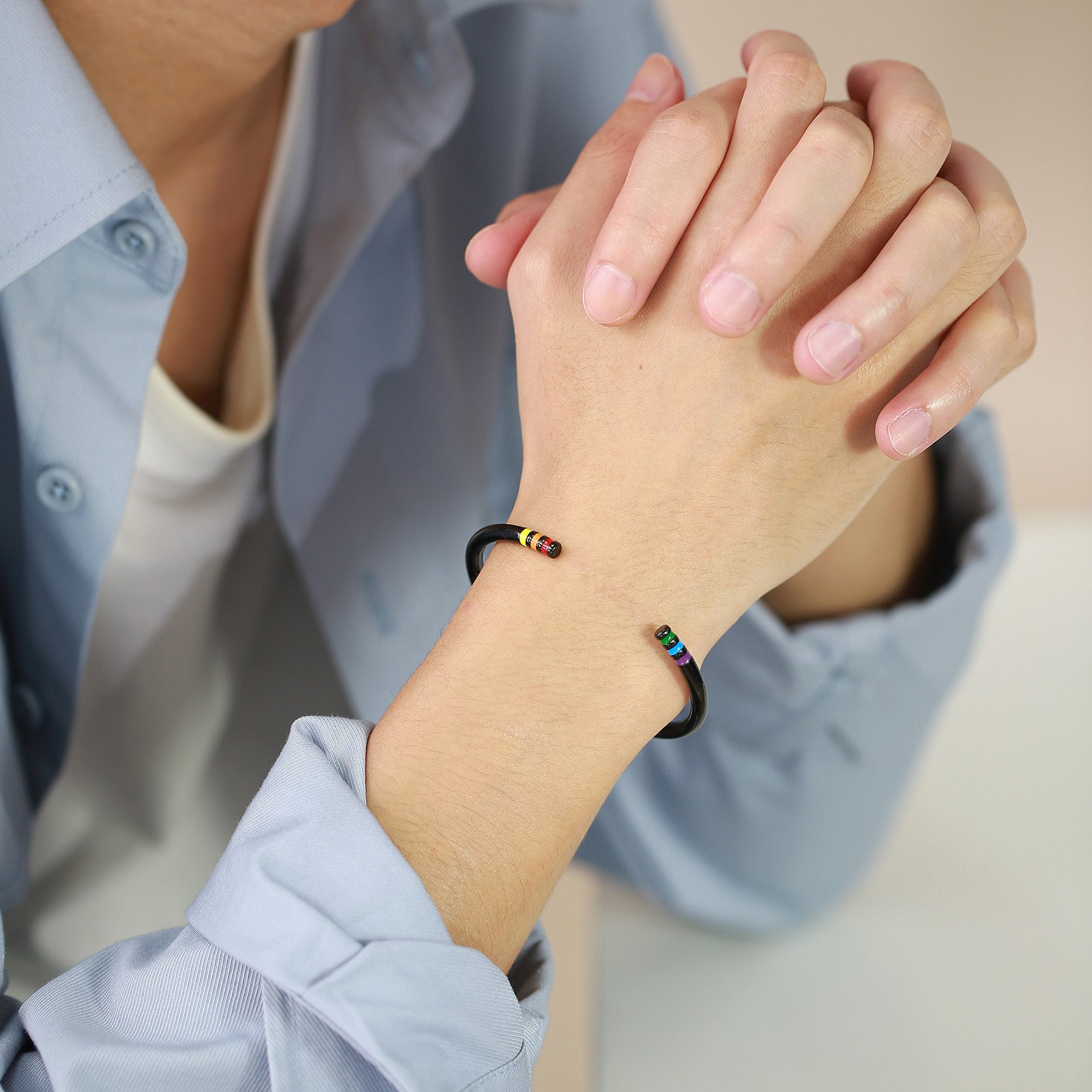 Six-color Rainbow Minimalist Bracelet