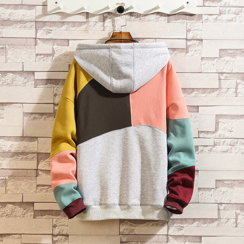 Patchwork hoodie