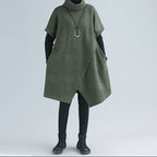 Slimming High Collar Short Sleeve Outerwear