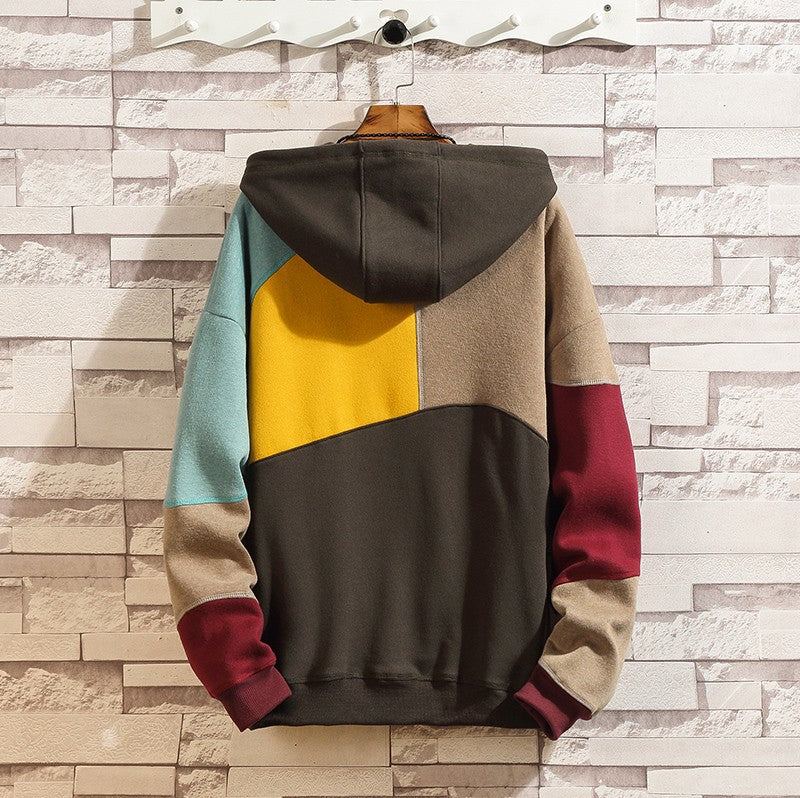 Patchwork hoodie