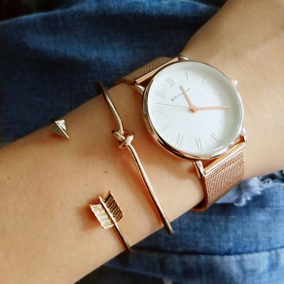 Vintage Cuff Arrow & Knotted Bracelet