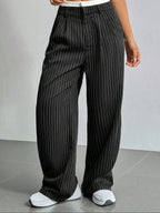 High-Waist Pin Stripe Pains