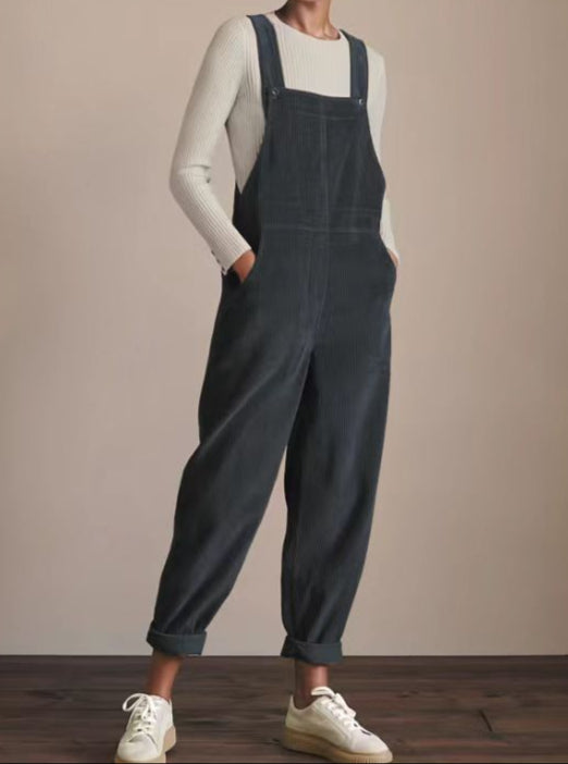 Corduroy Casual Overalls