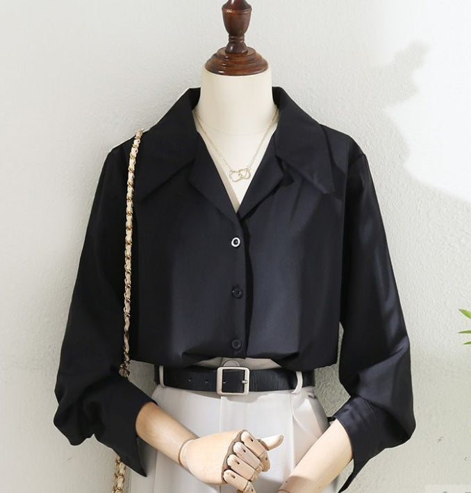Vintage Wide Collar Shirt