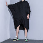 Irregular plus size shirt/shirt dress