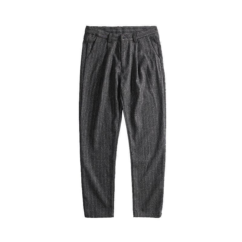 Striped casual harem pants
