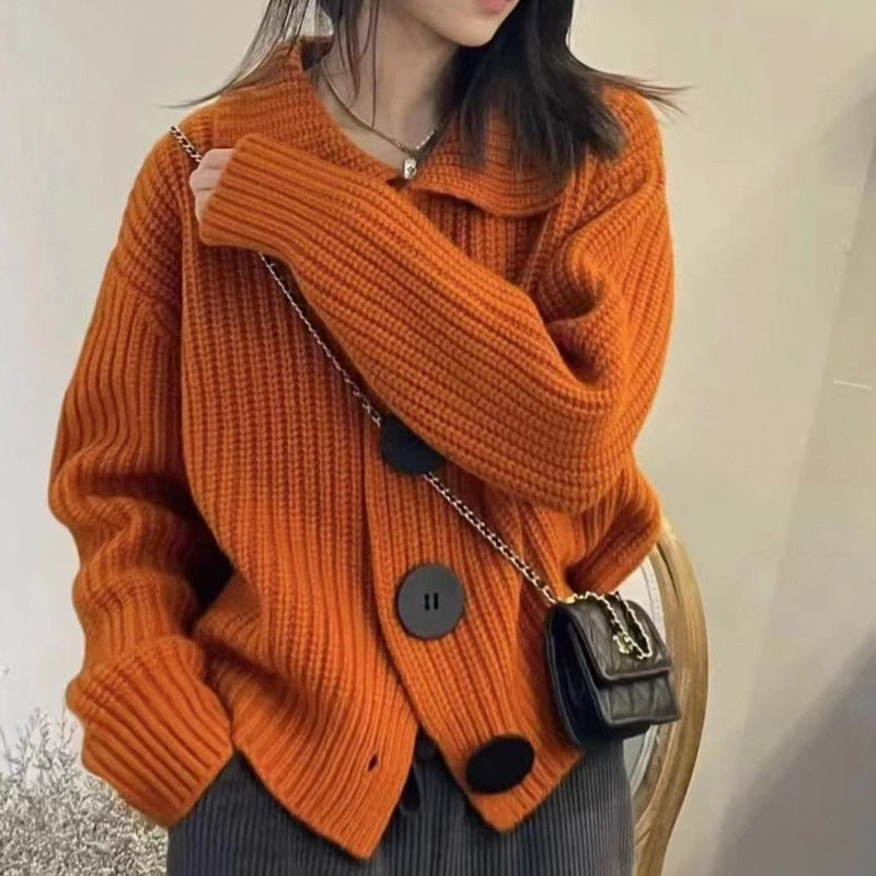 Korean Lazy Sweater Cardigan