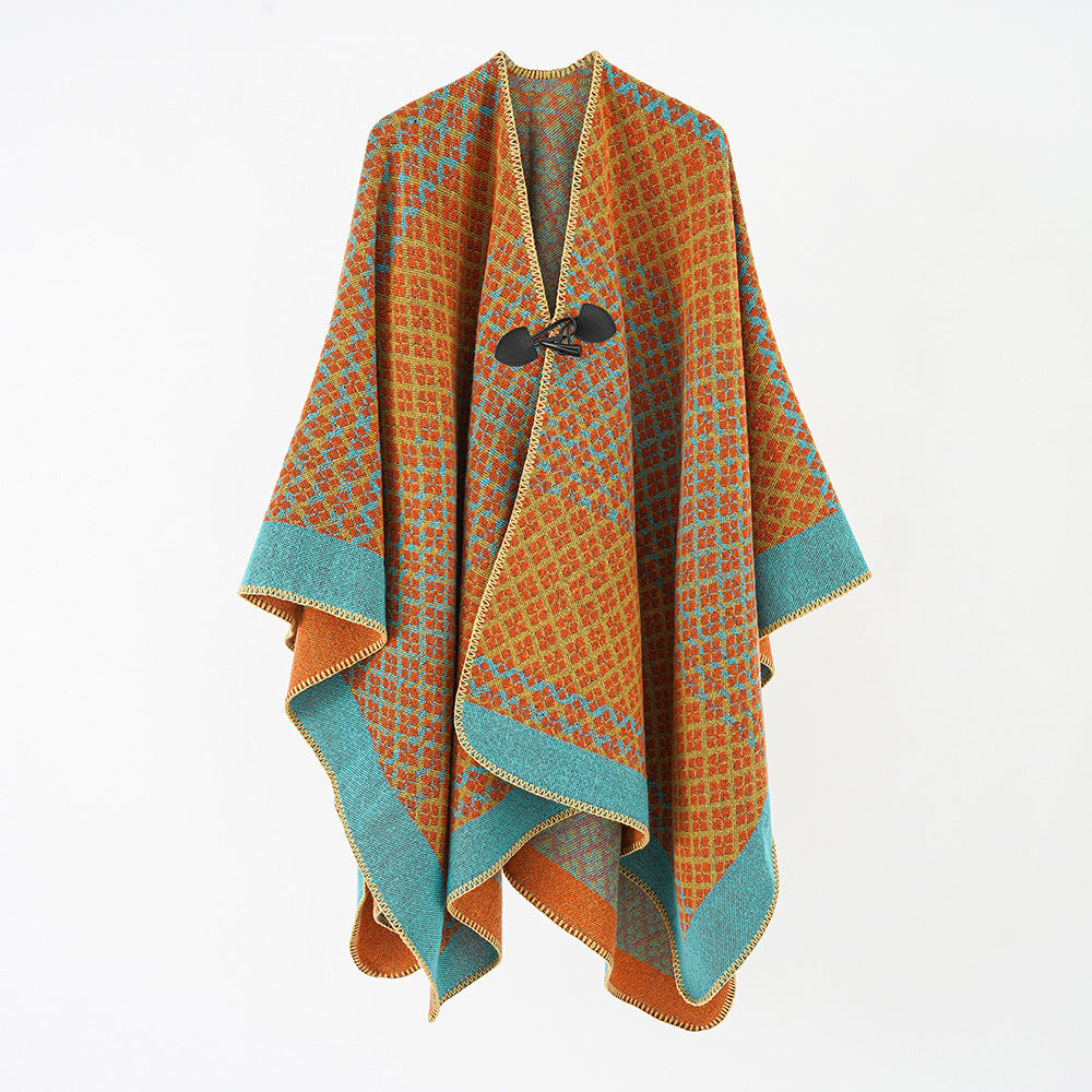 Extra Large Warm Split Cloak / Poncho