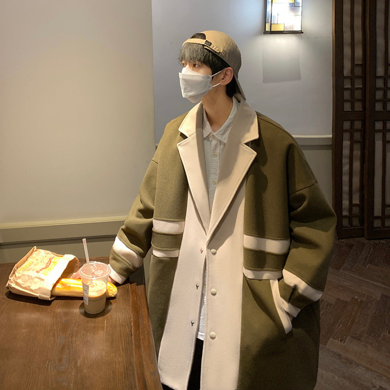 Wide Trim Swagger Coat