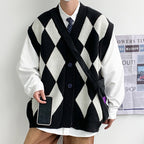 Diamonds Forever Leisure V-neck Sweater Vest
