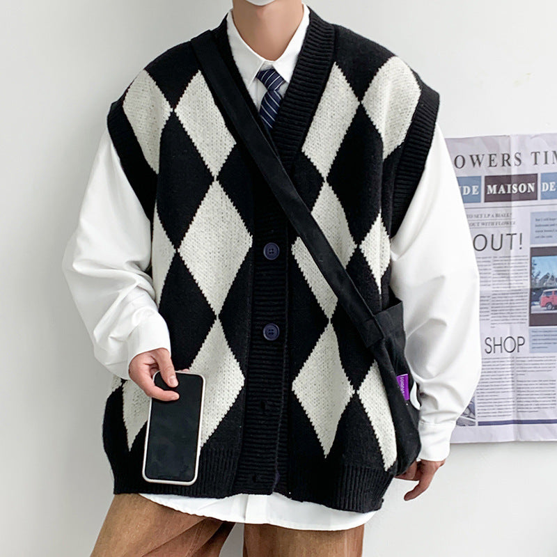 Diamonds Forever Leisure V-neck Sweater Vest
